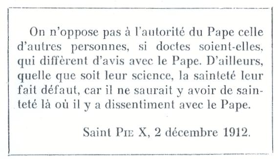 Revue Itinéraire n°17 - Citation de Saint Pie X